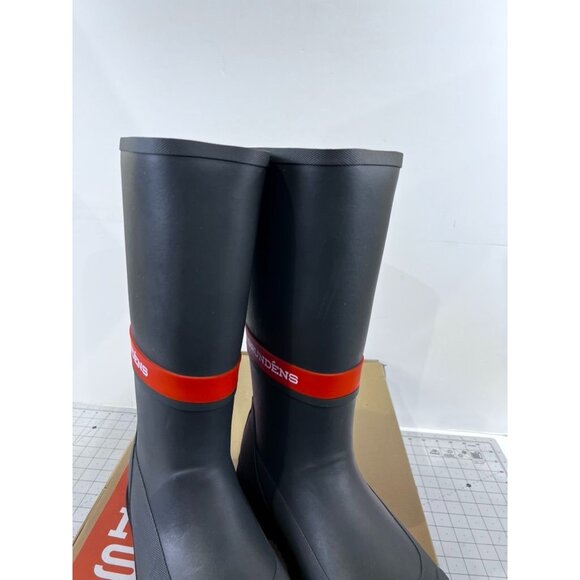 Grundéns Crewman Tall Rubber Boots Men's Sz. 13 Gray & Red Waterproof New - Picture 2 of 9